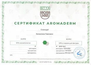 Диплом/сертификат Скакодуб Валентины Павловны